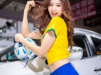 브라질 유니품을 입은 차이나 레이싱모델 ::: 